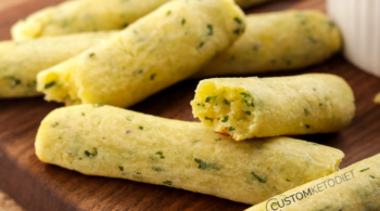 Keto Garlic & Herb Bread Sticks