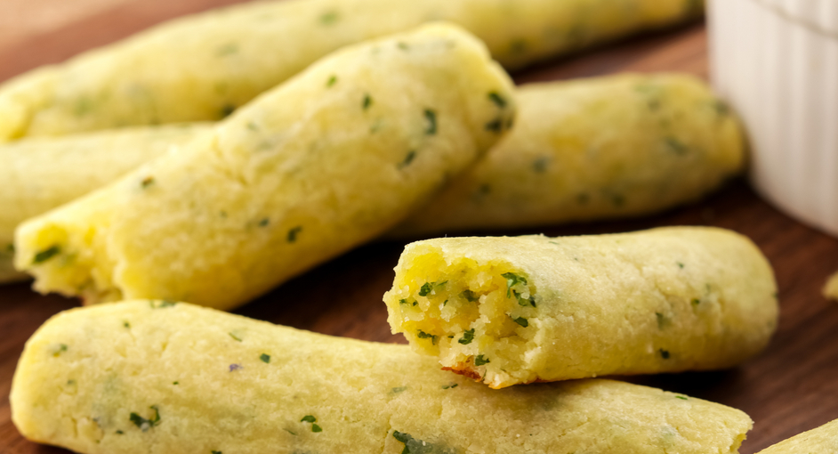 Keto Garlic & Herb Bread Sticks