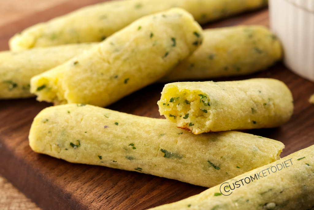 Keto Garlic & Herb Bread Sticks