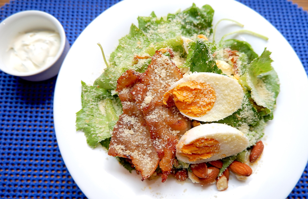 Bacon Salad with Ranch dressing
