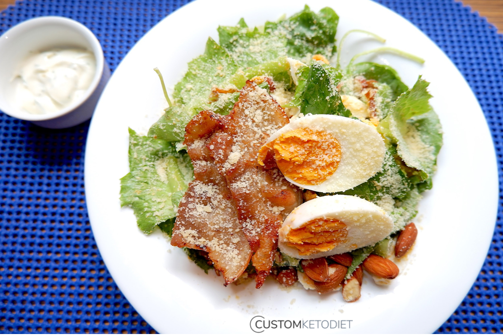 Bacon Salad with Ranch dressing