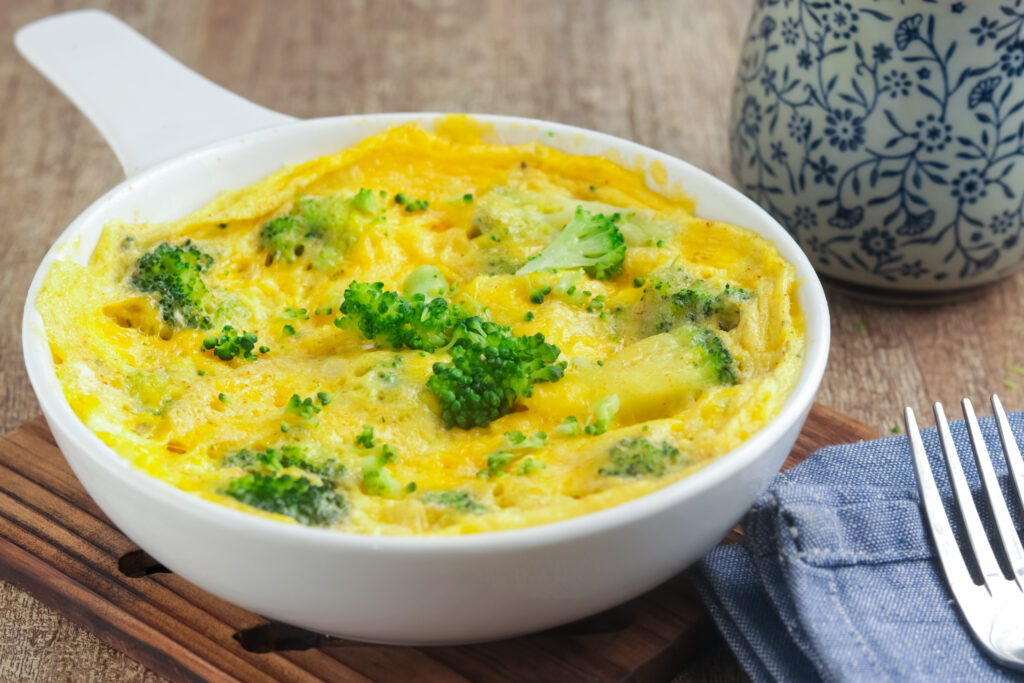 Keto Broccoli and Cheddar Frittata