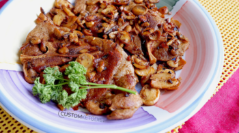 Keto Pork Steak With Garlic Butter Mushroom