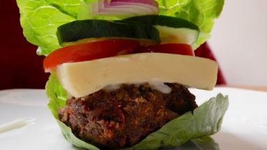 Keto Cheeseburger Lettuce Wrap