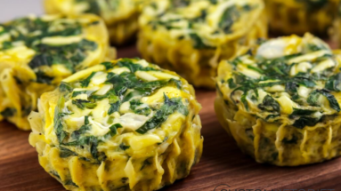 Keto Spinach and Cheese Egg Bites