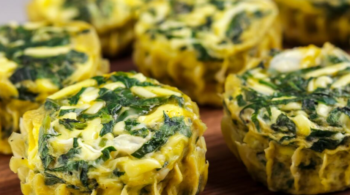 Keto Spinach and Cheese Egg Bites
