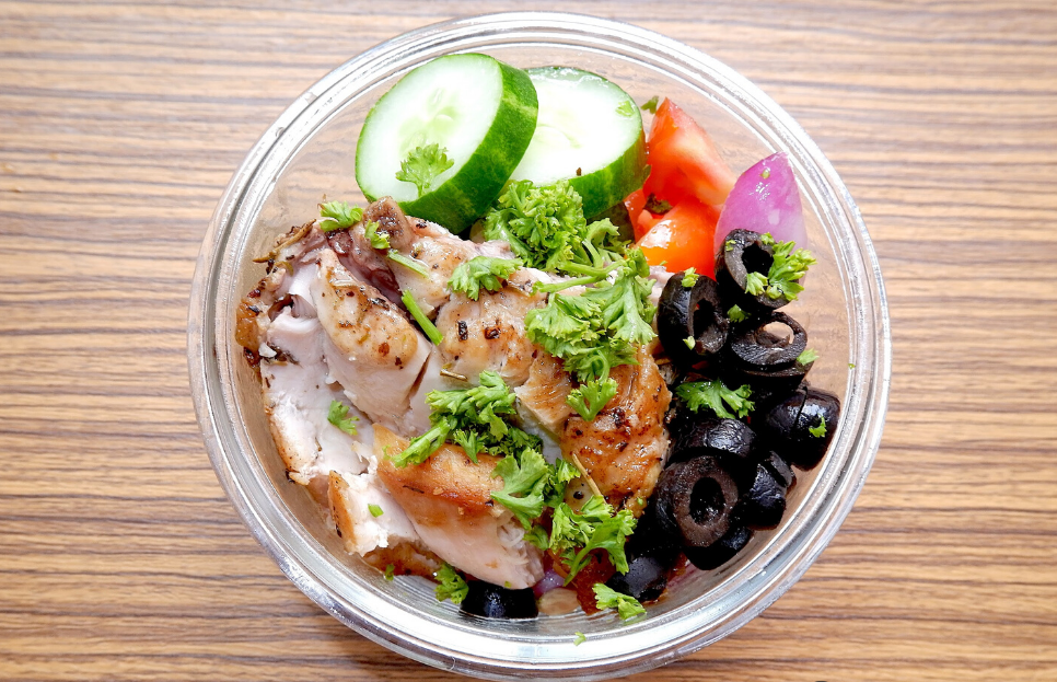 Keto Chicken and Cucumber Salad