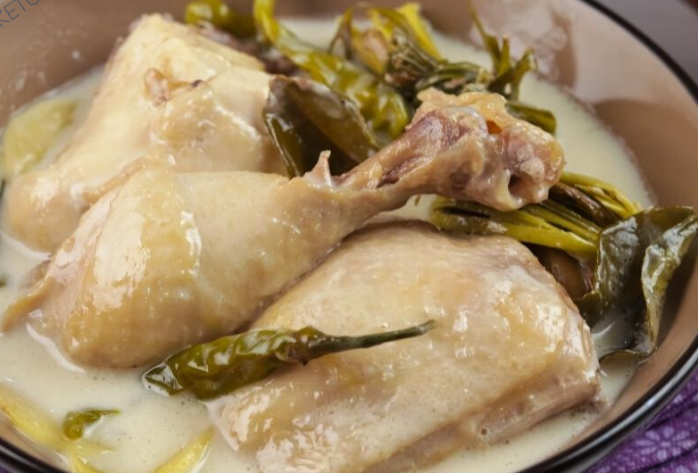 Keto Coconut Milk Braised Chicken