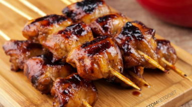 Keto BBQ Chicken Kabobs