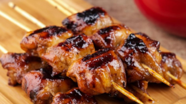 Keto BBQ Chicken Kabobs