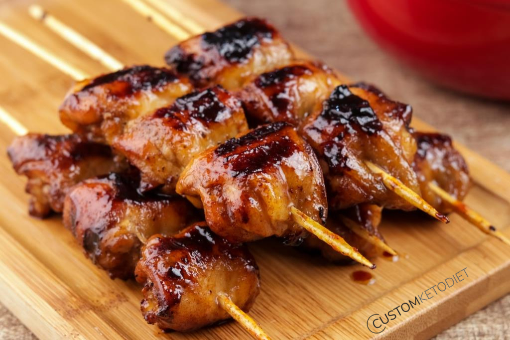 Keto BBQ Chicken Kabobs