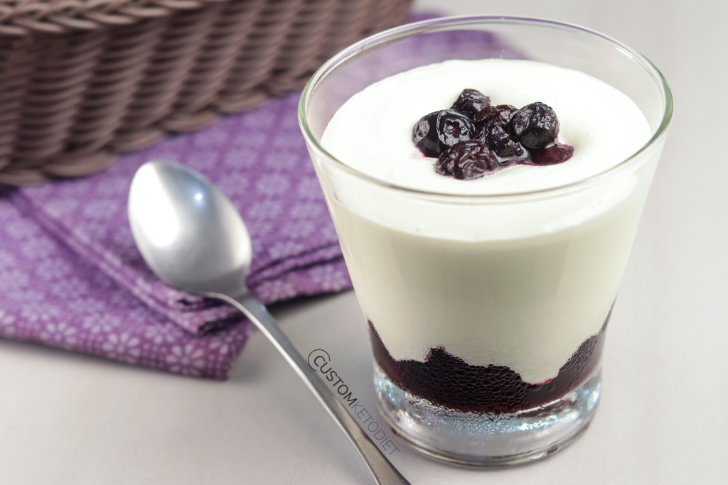 Keto Blueberry Cheesecake Parfait