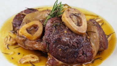 Garlic and Rosemary Beef Shanks