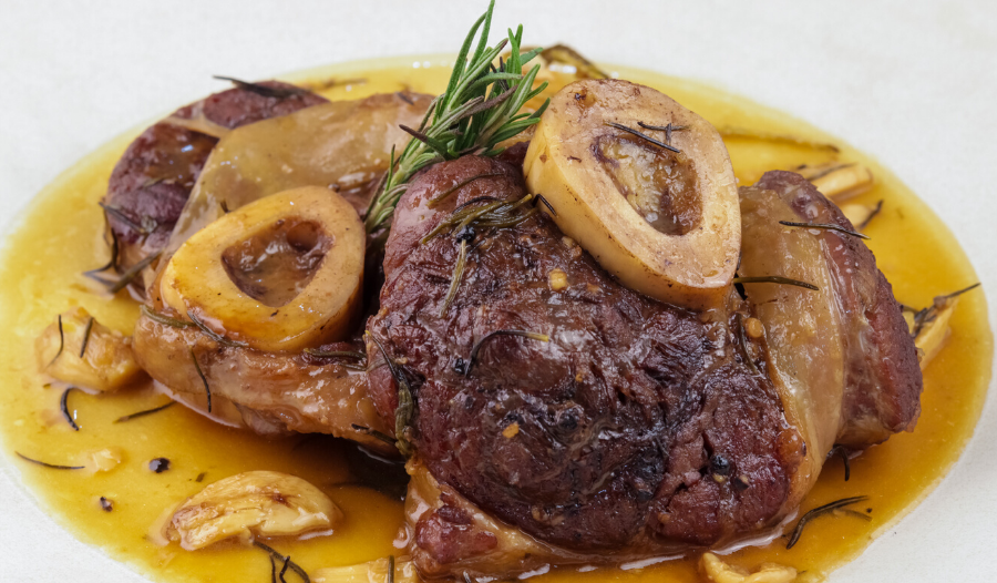 Garlic and Rosemary Beef Shanks